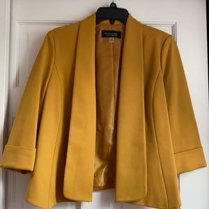 Mustard black label blazer